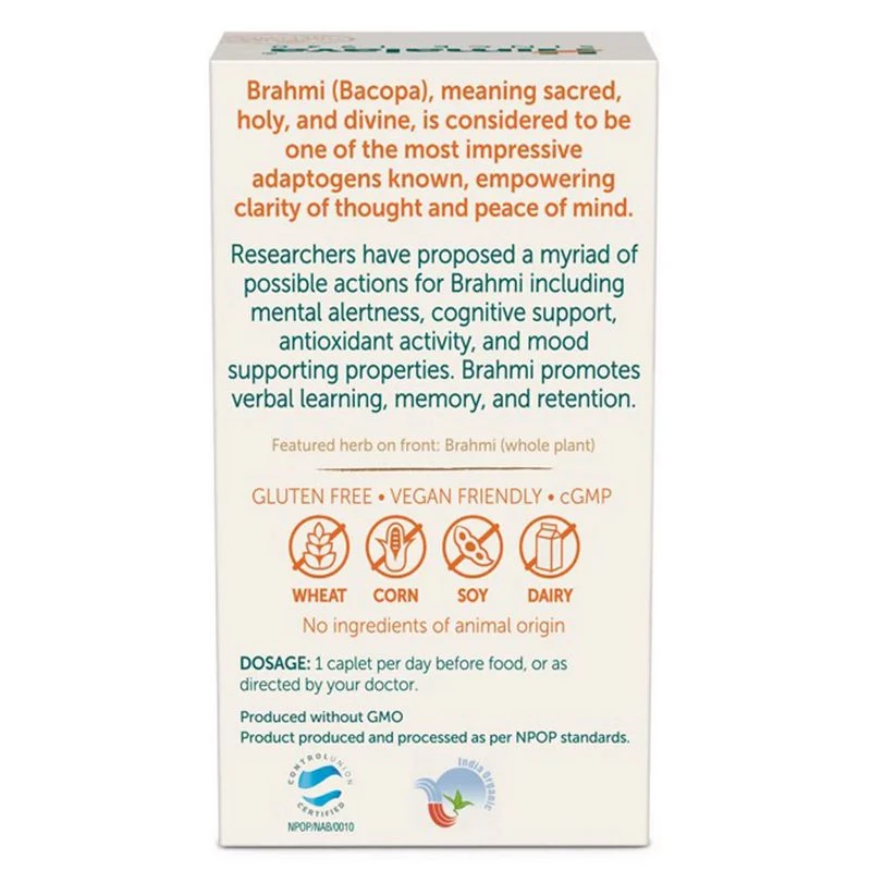 Himalaya Organic Bacopa Brahmi, 60 Caplets-3.webp